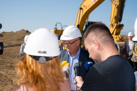 Tudi župan Stanislav Greifoner je nagovoril zbrane